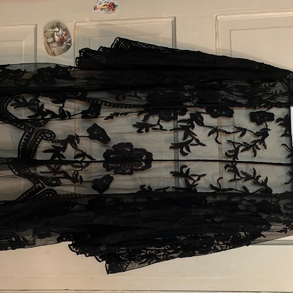 Black Sheer Cape